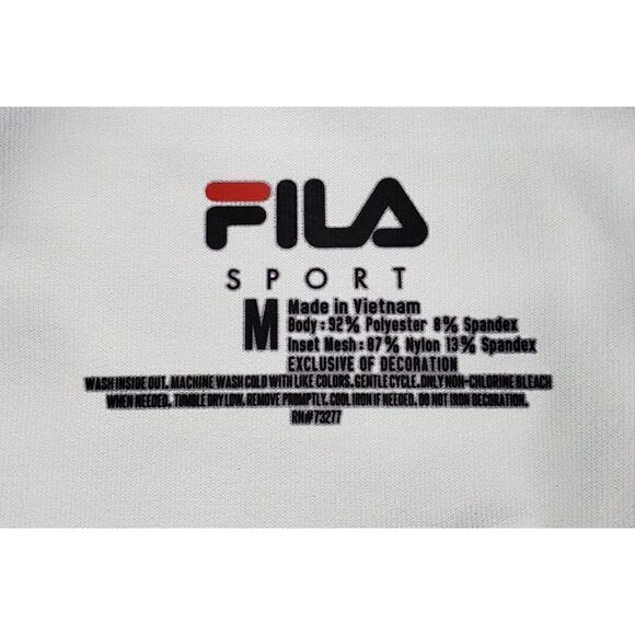 Fila Sport Tank Top Medium Geometric Abstract Color Block Activewear Workout Gym - Picture 5 of 6